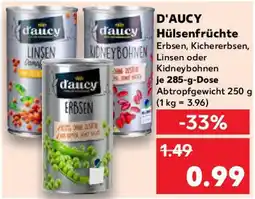 Kaufland D'AUCY Hülsenfrüchte Angebot
