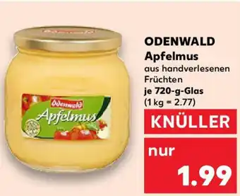 Kaufland ODENWALD Apfelmus Angebot