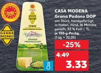 Kaufland CASA MODENA Grana Padano DOP Angebot