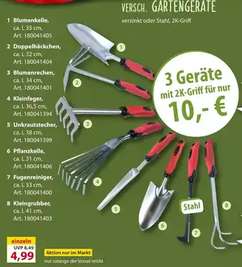 Sonderpreis Baumarkt VERSCH. GARTENGERÄTE Angebot