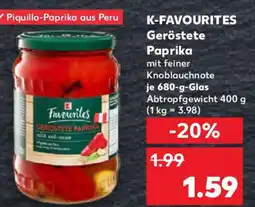 Kaufland K-FAVOURITES Geröstete Paprika Angebot