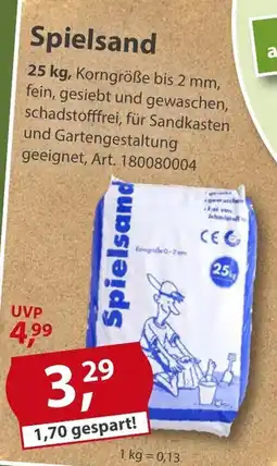 Sonderpreis Baumarkt Spielsand Angebot
