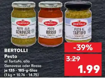 Kaufland BERTOLLI Pesto Angebot