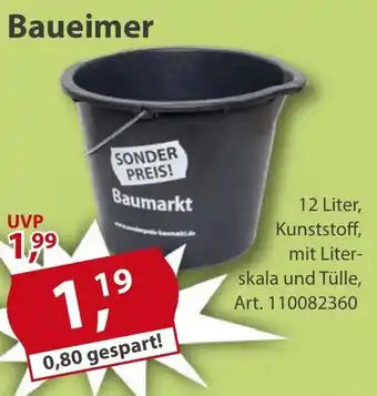 Sonderpreis Baumarkt Baueimer Angebot