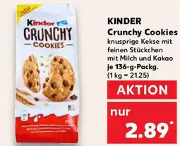 Kaufland KINDER Crunchy Cookies Angebot