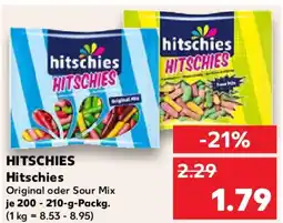 Kaufland HITSCHIES Original oder Sour Mix Angebot