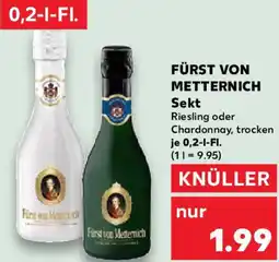 Kaufland FÜRST VON METTERNICH Sekt Angebot
