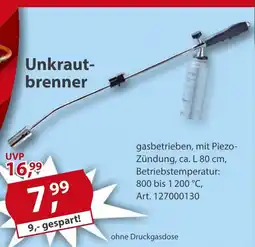 Sonderpreis Baumarkt Unkrautbrenner Angebot