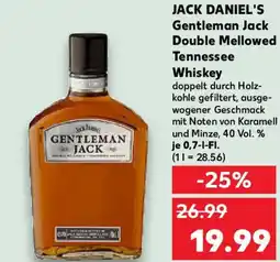 Kaufland JACK DANIEL'S Gentleman Jack Double Mellowed Tennessee Whiskey Angebot
