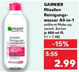 Kaufland GARNIER Mizellen Reinigungs- wasser All-in-1 Angebot