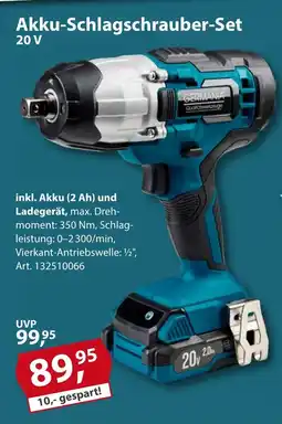 Sonderpreis Baumarkt GERMANIA Akku-Schlagschrauber-Set Angebot