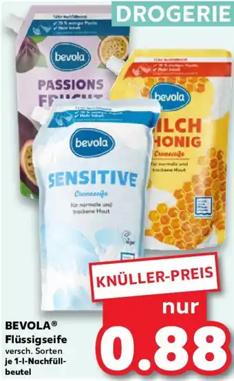 Kaufland BEVOLA Flüssigseife Angebot