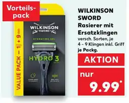 Kaufland WILKINSON SWORD Rasierer mit Ersatzklingen Angebot