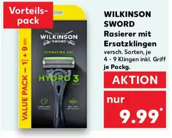 Kaufland WILKINSON SWORD Rasierer mit Ersatzklingen Angebot