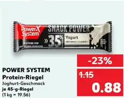 Kaufland POWER SYSTEM Protein-Riegel Angebot