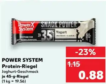 Kaufland POWER SYSTEM Protein-Riegel Angebot