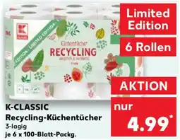 Kaufland K-CLASSIC Recycling-Küchentücher Angebot