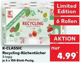 Kaufland K-CLASSIC Recycling-Küchentücher Angebot