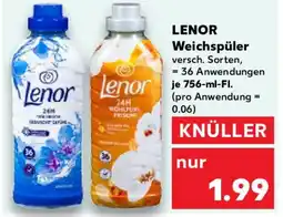Kaufland LENOR Weichspüler Angebot