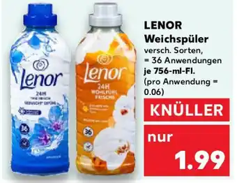 Kaufland LENOR Weichspüler Angebot