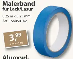 Sonderpreis Baumarkt Malerband für Lack/Lasur Angebot
