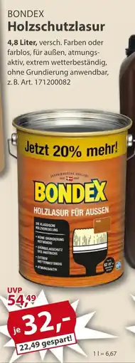 Sonderpreis Baumarkt BONDEX Holzschutzlasur Angebot