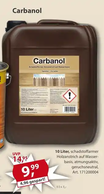 Sonderpreis Baumarkt Carbanol Angebot