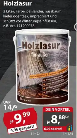 Sonderpreis Baumarkt Holzlasur Angebot