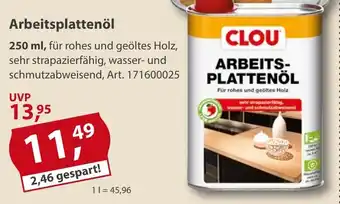 Sonderpreis Baumarkt CLOU Arbeitsplattenöl Angebot