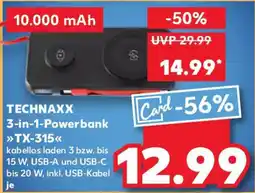 Kaufland TECHNAXX 3-in-1-Powerbank TX 315 Angebot