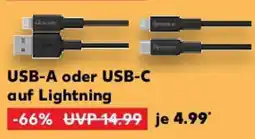 Kaufland USB-A oder USB-C auf Lightning Angebot