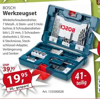 Sonderpreis Baumarkt BOSCH Werkzeugset Angebot