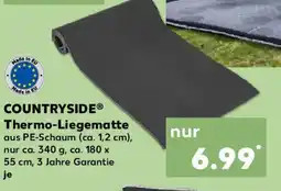 Kaufland COUNTRYSIDE Thermo-Liegematte Angebot