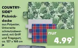 Kaufland COUNTRY- SIDE Picknick- decke Angebot