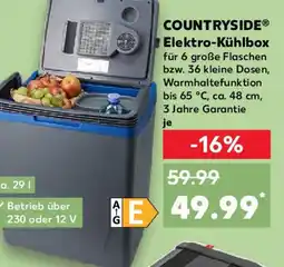 Kaufland COUNTRYSIDE Elektro-Kühlbox Angebot