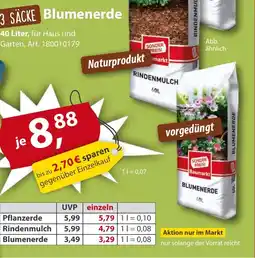 Sonderpreis Baumarkt Blumenerde Angebot