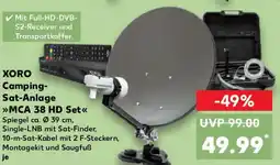 Kaufland XORO Camping- Sat-Anlage MCA 38 HD Set Angebot