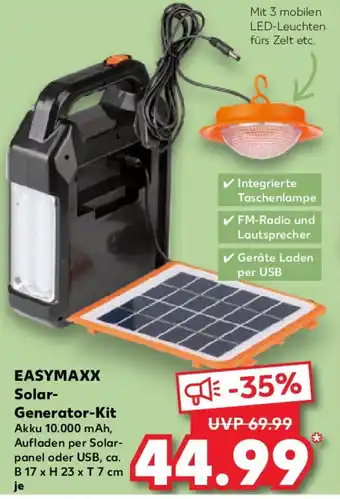 Kaufland EASYMAXX Solar- Generator-Kit Angebot