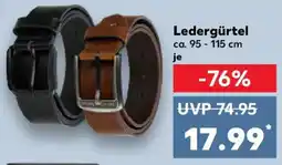 Kaufland bruno banani Ledergürtel Angebot