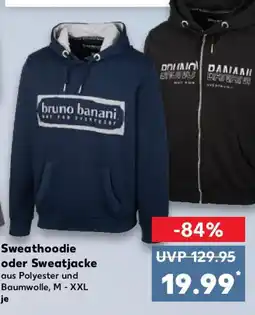 Kaufland bruno banani Sweathoodie oder Sweatjacke Angebot