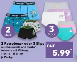 Kaufland 2 Retroboxer oder 3 Slips Angebot