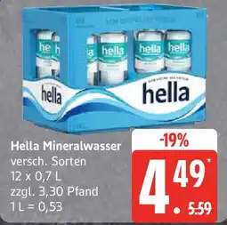 Edeka Hella Mineralwasser Angebot