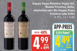 Edeka Doppio Passo Primitivo Puglia IGT, Rosato Primitivo, Grillo Angebot