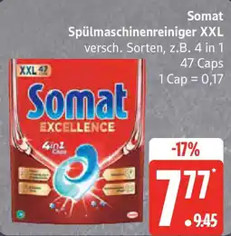Edeka Somat Spülmaschinenreiniger XXL Angebot