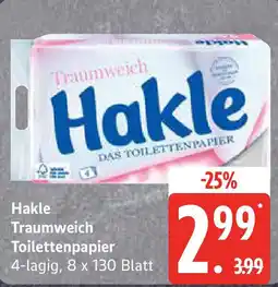 Edeka Hakle Traumweich Toilettenpapier Angebot