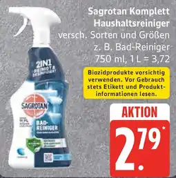 Edeka Sagrotan Komplett Haushaltsreiniger Angebot