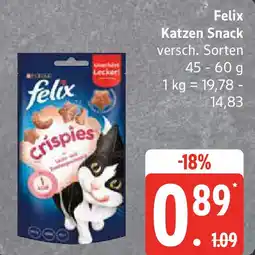 Edeka Felix Katzen Snack Angebot