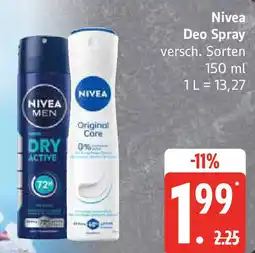 Edeka Nivea Deo Spray Angebot