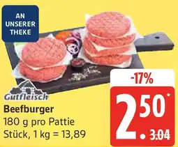 Edeka Gutfleisch Beefburger Angebot