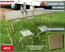 Woolworth Camping-Set Angebot